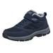 ILJNDTGBE Mens Dress Sneakers Casual Walking Shoes Tennis Couple Models Cotton Shoes Warm Sports Cotton Shoes