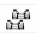 SMRTFT NUOBELL Adjustable Dumbbells | The Original All-in-One NUOBELL | Feel Real Like Traditional Dumbbells | 5-50 lbs | Highly Durable | Best 2 Year Warranty | Ash