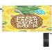 Coolnut Beach Towels Hello Summer Pineapple Camping Towels Tropical Fruits Lemon Sand Free Beach Towel 30 x60 Large Beach Towels Quick Dry Bath Travel Towels Pool Yoga Beach Mat for Men Women