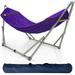 Tranquillo 1.2mm Hammock Stand & Hammock Net â€“ Carry Bag Included (Purple)