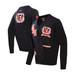 Men's Pro Standard Black Cincinnati Bengals Prep Button-Up Cardigan Sweater