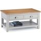 Richmond Grey Painted 2 Drawer Coffee Table