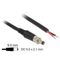 DeLOCK 89907 power cable Black 0.95 m