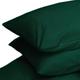 Linens Limited Polycotton Non Iron Percale 180 Thread Count Housewife Pillow Cases, Forest Green, Pair