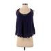 Rebecca Taylor Sleeveless Blouse: Purple Tops - Women's Size 4