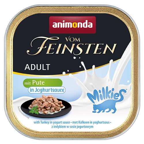 Animonda Vom Feinsten Adult Milkies in Sauce 36 x 100 g – Pute in Joghurtsauce