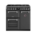 Stoves Richmond Deluxe ST DX RICH D900DF AGR Dual Fuel Range Cooker - Anthracite - A Rated