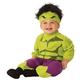 Rubie's Unisex-Baby 510357 Baby's Marvel Hulk Romper Costume - Multi - Newborn (0-6 Months)