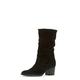 Gabor Women Ankle Boots, Ladies Bootees,Low Boots,Boot,Half Boot,Ladies Boots,Bootie,Gathered,Zipper,Black (Schwarz) / 47,38 EU / 5 UK