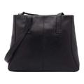 Lloyd Baker London Zip Top Genuine Leather Tote Bag, Shoulder Bag, Women’s leather Handbag, HAMPI (BLACK)