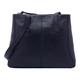 Lloyd Baker London Zip Top Genuine Leather Tote Bag, Shoulder Bag, Women’s leather Handbag, HAMPI (NAVY)