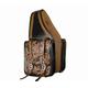 Hulara Full Grain Buffalo Leather Western Saddle Bag Tooled Horse Saddle Bag for Trail Riding Two-Tone Saddle Bags for Horses