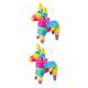 ibasenice 6 Pcs Pinata Fiesta Party Supplies Miniature Pi? Decor Mexican Themed Party Bulk for Kids Birthday Party Taco Party Supplies Candy Gifts for Brim Hat Paper Alpaca Baby