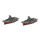 ibasenice Kids Water Toy 2pcs Toy Kids Carrier Rc Toys Rc Carrier Model Carrier Battle Ship Boat Electric Boat Model Rc Boat Toy Radio Control Boat Rc Aircraft Carrier Strap Child