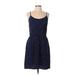 Old Navy Casual Dress - Mini Scoop Neck Sleeveless: Blue Dresses - Women's Size Large