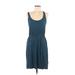 Old Navy Casual Dress Scoop Neck Sleeveless: Teal Dresses - Women's Size Medium