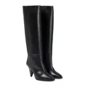 Bottes longues à talons hauts coniques pour femmes grande longueur au genou manches mode automne