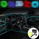 Striscia led per auto EL wre luce ambientale per auto CarInterior luce illuminazione interna per auto strisce per auto impermeabili lampade led flessibili per interni
