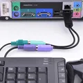 Convertitore adattatore cavo da USB a PS/2 Tastiera del computer Mouse Scan Gun Cavo da PS2 a USB Cavo di prolunga convertitore adattatore PS/2
