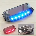 Auto Antifurto Falso Simulato Vibrazione Solare 6-LED Blu E Rosso Luce Allarme Auto Sicurezza Flash Antifurto Deterrente
