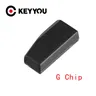 KEYYOU Transponder Key Remote Key Chip Blank per Toyota G Chip Transponder Carbon