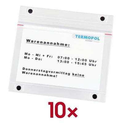 EICHNER 2x 5 PVC-Magnetsichttaschen A5 quer, 25x25 cm Image