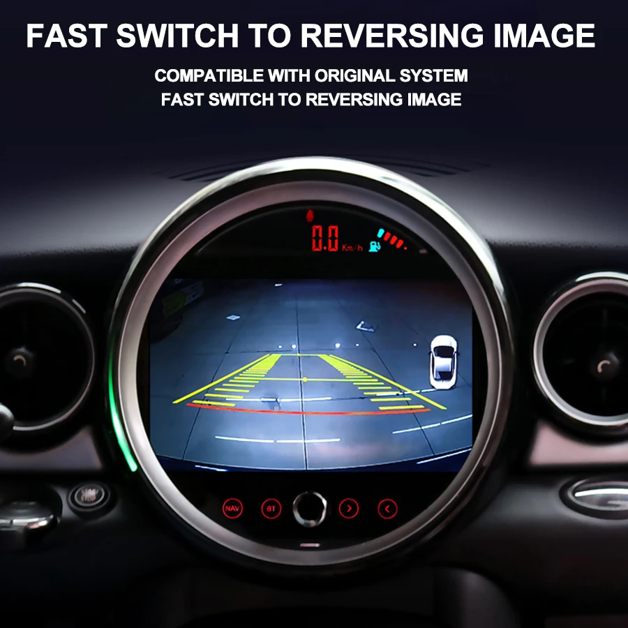 Auto Multimedia Android 13,0 Player GPS Für BMW Mini Cooper 2011-2016 R55 R56 Peaceman Clubman Cabrio Navi head Unit Stereo Image