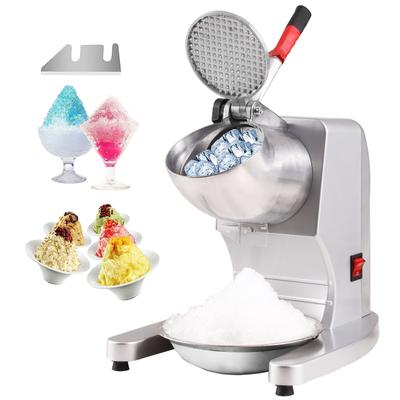 VEVOR Ice Crushers Machine with 4 Blades with Cover and Bowl for Home and Commercial Use