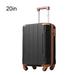 ABS Hardshell Luggage Spinner Suitcase with TSA Lock - Single Luggage - 20''