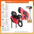 VEVOR 1/2 T Push Beam Trolley 2200/4400 lbs Gear Manual Hand Push Beam Heavy Duty Running Cat Hoist