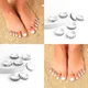 7pcs Adjustable Stainless Steel Toe Rings Women Summer Beach Retro Carved Hollow Multi-element Open