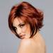 XIAQUJ Fashion Synthetic Short Curly BoBo Brown Wig for Women New Wigs for Women Brown