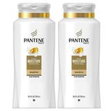Pantene Shampoo Pro-V Daily Moisture Renewal For Dry Hair 25.4 Fl Oz Twin Pack
