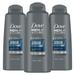 Dove Men + Care 2 In 1 Shampoo And Conditioner Youthfull Revitalize 3 Count For Fine Thin Hair Men S Shampoo And Conditioner With Bamboo Extract + Biotin 20.4 Oz