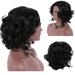 XIAQUJ Wigs Black Female Short Curly Hair Wig Women s Hairpiece Wigs 30cm Africa Wigs Wigs for Women Black