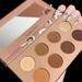 HX-Meiye Matte Natural 8-Color Eyeshadow Palette Matte Finish Bright Eyeshadow Palette Suitable For All Skin Tones And Sensitive Skin The Best Makeup Gift For Wife Daughter Mother Girlfriend