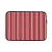 Bingfone Stripes Red White Laptop Sleeve Case 15 Inch 360Â° Protective Computer Carrying Bag