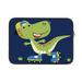 Bingfone Dino Playing Roller Skate Laptop Sleeve Case 360Â° Protective Computer Carrying Bag