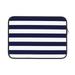 Bingfone Navy Blue And White Stripes Laptop Sleeve Case 13 Inch 360Â° Protective Computer Carrying Bag