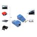 Teissuly 2pcs 1080P HDMI Extender to RJ45 Over 5e/6 Network LAN Ethernet Adapter Blue
