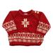 Pre-owned Hanna Andersson Girls Red | White Sweater size: 3-6 Months