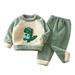 Pimfylm Toddler Baby Boy Clothes Toddler Baby Boy Outfits Hoodie Sweatshirts Boys Clothing Sets Green 100