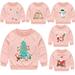 Godderr Toddler Kids Boys Girls Christmas Pullover Sweatshirt for 1-6Y Holiday Costumes Cartoon Sweatsuit Spring Fall Bottoming Tops