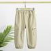 LYCAQL Baby Boy Clothes Toddler Summer Girls Boys Trousers Printed Fashion Cargo Pants for Children Clothes Lax Pants (Khaki 18-24 Months)