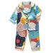 PMUYBHF for Kids Girls Toddler Kids Baby Boys Girls Satin Cartoon Button Down Shirt Tops + Long Pants Silk Pajamas Sleepwear Outfits Loungewear Set Baby Rompers Girl Sweater