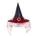 Decorative Props Adult Headdress Hat Witch Children Hat Baseball Caps Red One Size