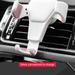 MEIU Phone Mount for Car Vent Clip Cell Phone Holder Car Hands Free Cradle in Vehicle Car Phone Holder Mount Fit for 4 - 6 Smartphone iPhone Cell Phone Automobile Cradles Universal - White