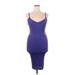 Almost Famous Casual Dress - Bodycon: Blue Dresses - Women's Size 1X