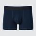 Men's Cotton Low-Rise Boxer Briefs with Deodorizing | Navy | XL | UNIQLO US