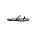 H&M Sandals: Black Print Shoes - Women's Size 9 - Open Toe